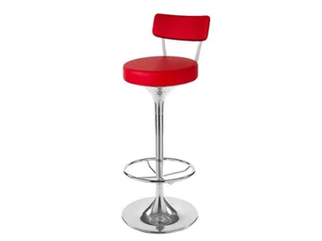KEPLER-1 - High aluminium stool with footrest by Vela Arredamenti - view 2